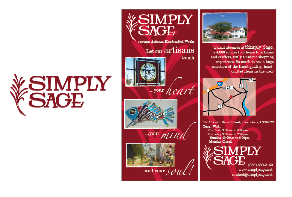 Simply Sage Rack Advertisement